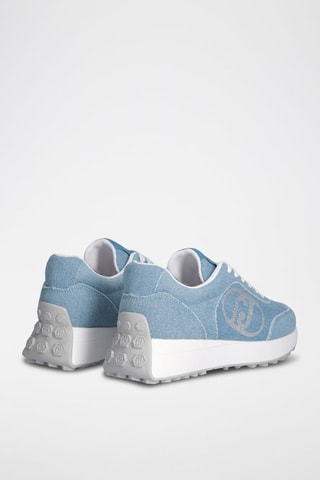 Tennis Lolo - Blanc, gris et bleu