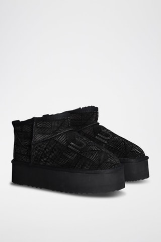 Bottines en cuir - Noir