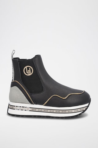 Sneakers montantes Wonder - Noir et doré