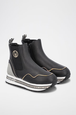 Sneakers montantes Wonder - Noir et doré
