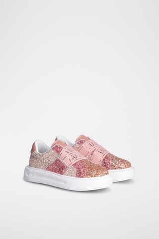 Sneakers Kylie - Blanc et rose