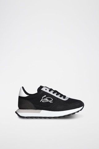Sneakers plateformes Evelyn - Noir et blanc