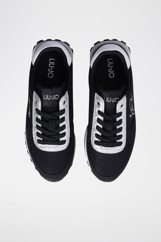 Sneakers plateformes Evelyn - Noir et blanc