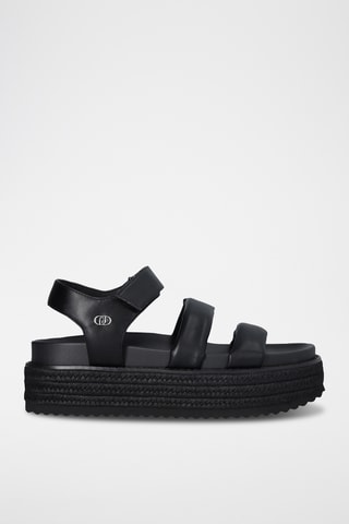 Sandales plateformes - Noir