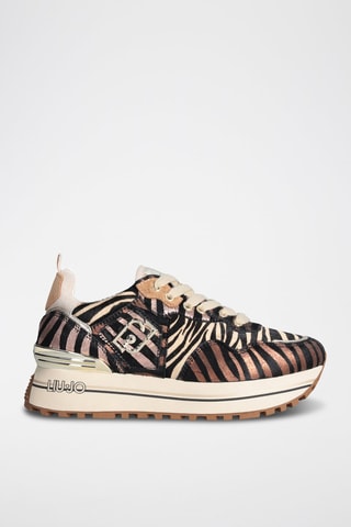 Baskets en cuir Maxi Wonder - Beige