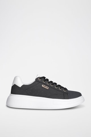 Sneakers plateformes - Blanc et noir