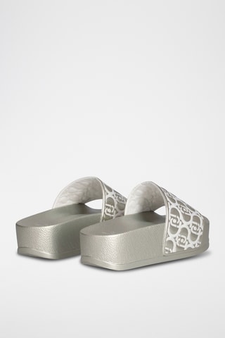 Claquettes plateformes - Doré