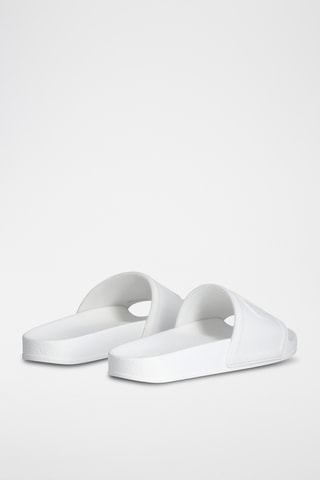 Claquettes - Blanc et doré