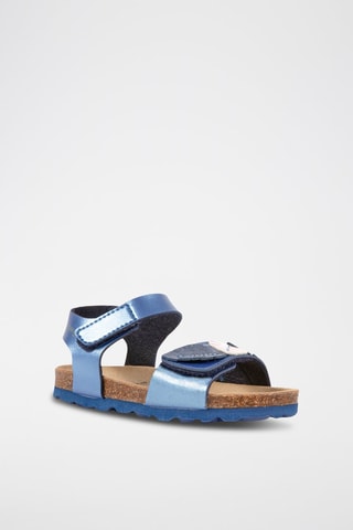 Sandales Rosso - Bleu, argenté et gris