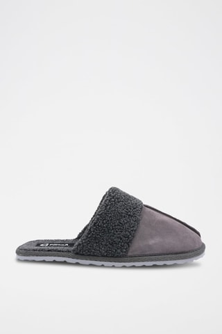 Chaussons en nubuck Matrix - Noir et gris