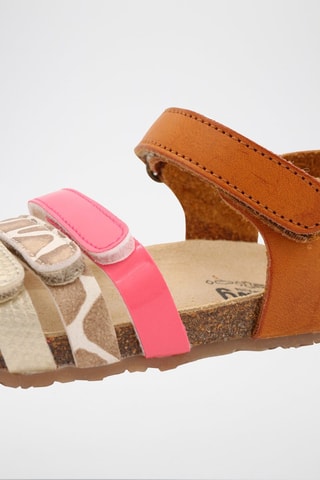 Sandales Rosso - Marron, rouge, doré, blanc et gris