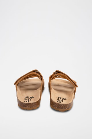 Mules en nubuck - Marron