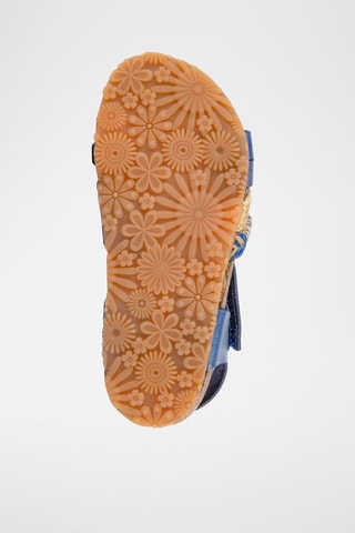 Sandales Rosso - Beige, bleu, doré et gris