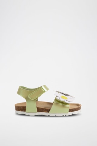 Sandales - Blanc, vert et jaune