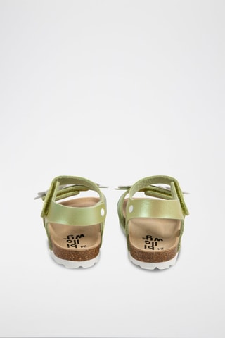 Sandales - Blanc, vert et jaune
