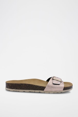 Mules Rosso - Rose et gris