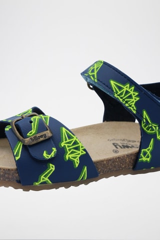 Sandales Rosso - Bleu et vert