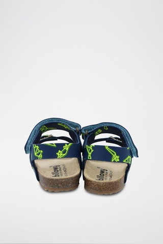 Sandales Rosso - Bleu et vert