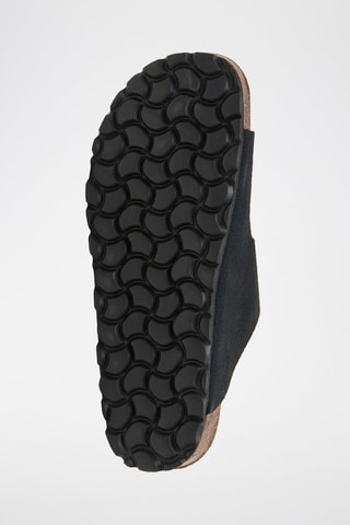 Mules en cuir - Noir