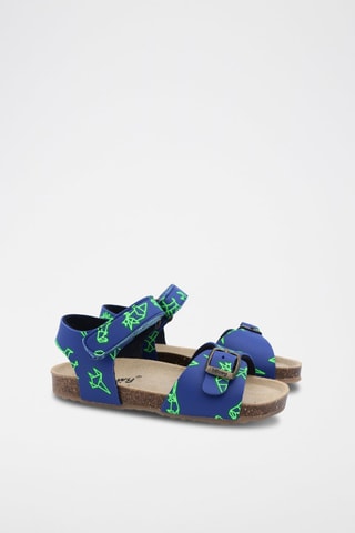 Sandales Rosso - Bleu et vert