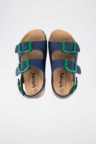 Sandales Rosso - Bleu et vert