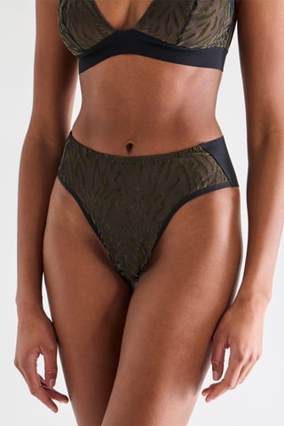 Tanga Chris - Noir/Kaki