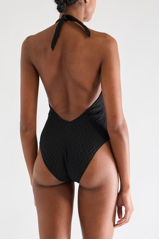 Maillot 1 pièce Cap - Noir