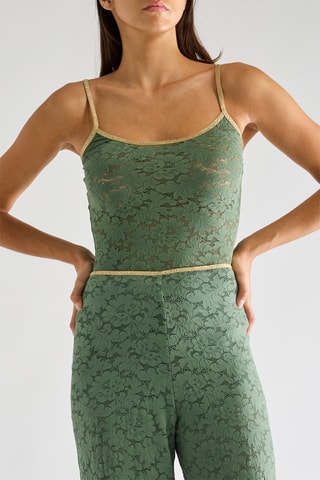 Top en dentelle Spencer - Amande