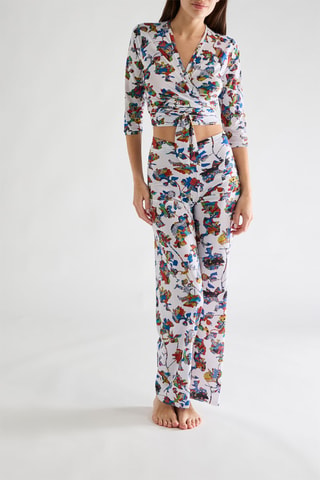 Crop top portefeuille de plage Luiza - Unique