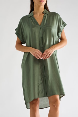Blouse-jurk Chesna - Amandelkleurig