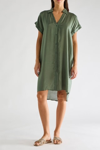 Blouse-jurk Chesna - Amandelkleurig