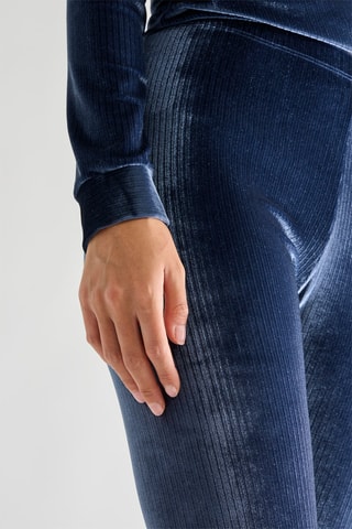 Legging en velours Tricy - Bleu