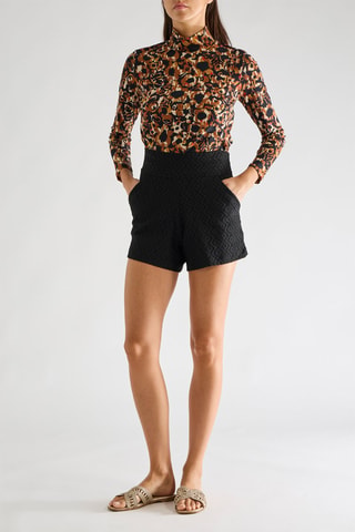 Short taille haute Marly - Noir
