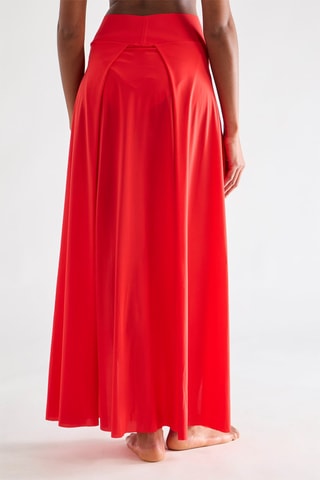 Strandrok Hoge Taille Jax - Rood