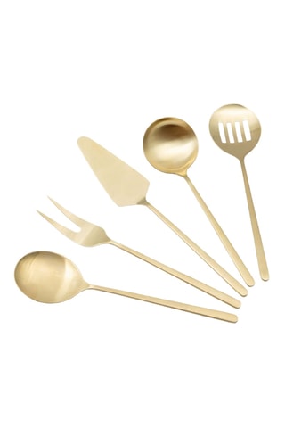 5 utensili in acciaio inossidabile
