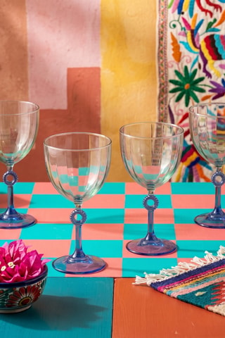 4 verres à vin - 27 cl