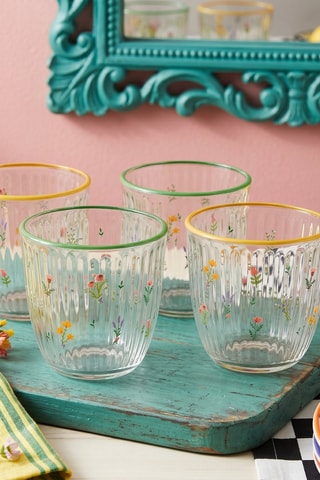 4 verres à eau - 29 cl