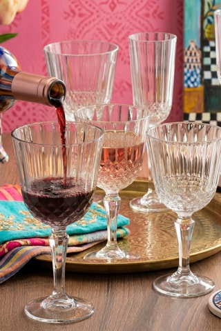 6 verres à vin - 31 cl