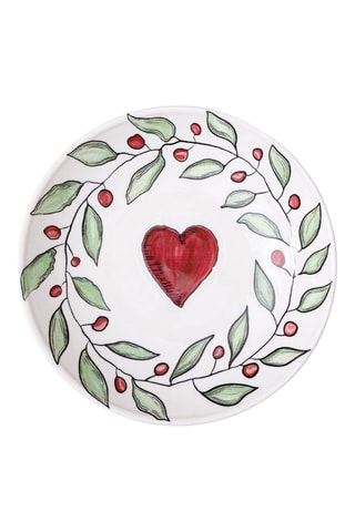 6 piatti piani in ceramica - 20 cm