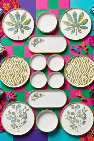 Servizio da colazione in ceramica - 16 pezzi