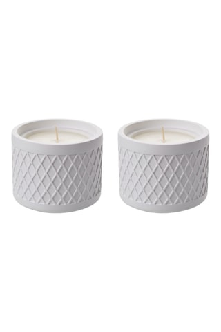 2 bougies - Blanc