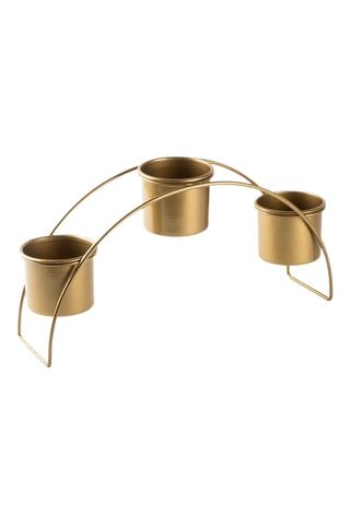 Cache-pots - 40 x 20 x 10 cm - Doré