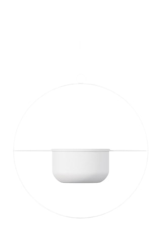 Cache-pot - 40 x 40 x 17 cm - Blanc