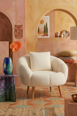 Fauteuil en frêne - Blanc