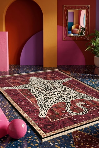 Tapis - Rouge et blanc