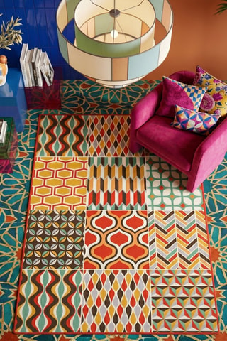 Tapis - Jaune et rouge