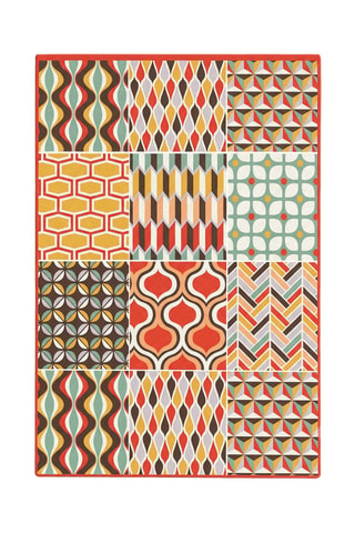 Tapis - Jaune et rouge
