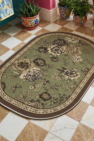 Tapis de bain - Vert - 60 x 90 cm