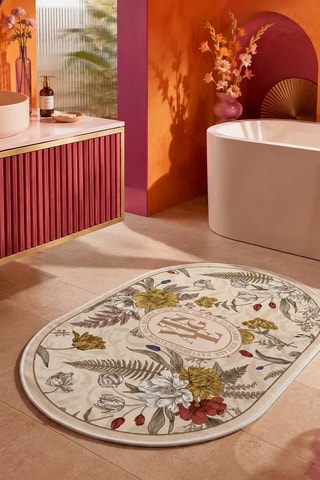 Tapis de bain - Beige - 60 x 90 cm