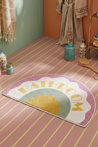 Tapis de bain - Blanc - 60 x 90 cm